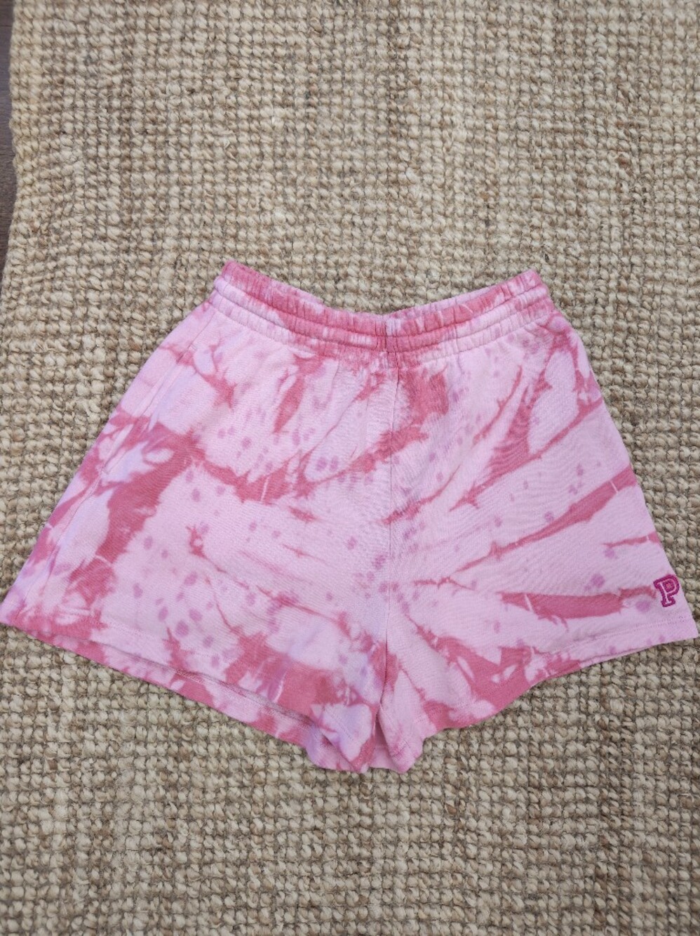 PINK Victoria's Secret Pink Tie-Dye Athletic Shorts